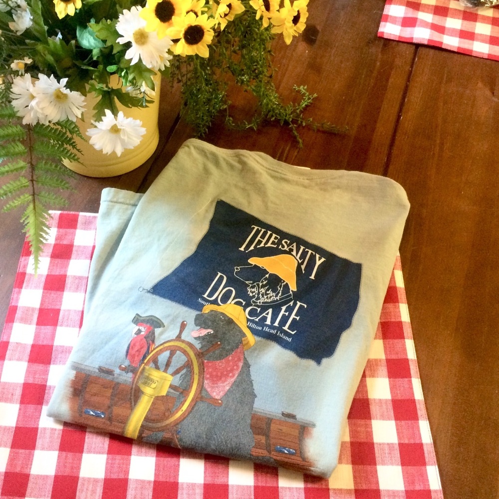 Salty dog cafe short sleeve tee shirt unisex